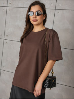 Футболка "Базовая" Шоколад женская