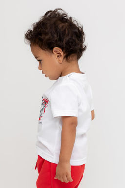 Crockid _ КР 302719/белый к548 фуфайка (футболка) д/мал яс  фото 3