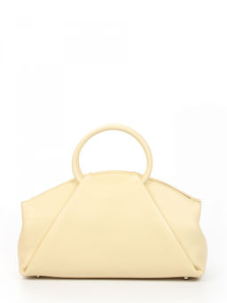 LACCOMA сумка АМ2243-светло желтый натуральная кожа хлопок