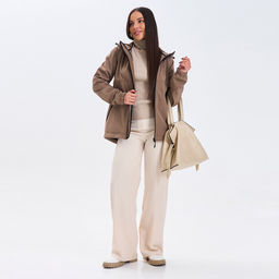 RODOS Ветровка softshell женская демисезон М-312 Какао