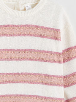 ?izgili K?z ?ocuk Triko Kazak