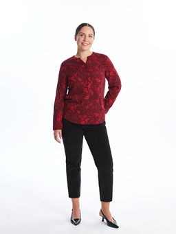 Beli Lastikli Kadife Kad?n Pantolon