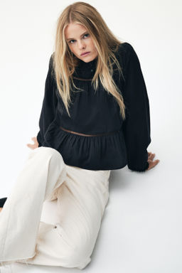 Blusa bordada de algod?n - H&m фото 2