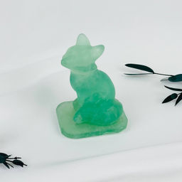 Фигурка Лиса из Флюорита