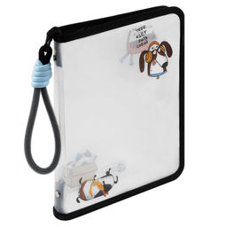 Папка для школьных тетрадей пластиковая Феникс+, арт. 72369/ 12 СМЕШНЫЕ ПИТОМЦЫ (полипропилен, форма