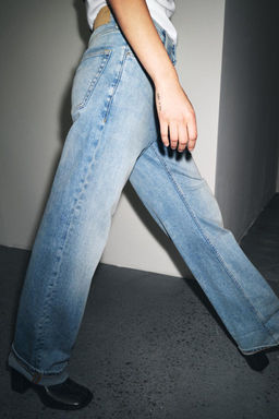 ZW COLLECTION BAGGY LOW-RISE JEANS - Zara фото 4