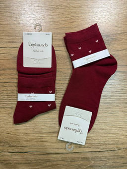 BK1030 Носки, 1 пара БУРГУНДИ