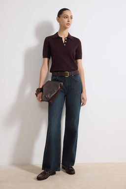 Mavi Vintage Y?kama Yuksek Bel Wide Leg Genis Paca Jeans TWOAW26JE00228 - Trendyolmilla фото 5