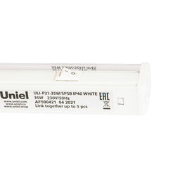 ULI-P21-35W/SPSB IP40 WHITE Светильник для растений светодиодный линейный, 1150мм, выкл. на корпусе. Спектр для рассады и цветения. TM Uniel - Volpe фото 2