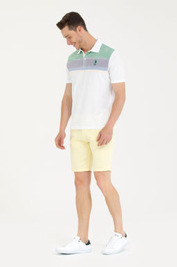 U. S. Polo Assn Мужские светло-желтые тканые шорты - U.s. polo assn фото 3