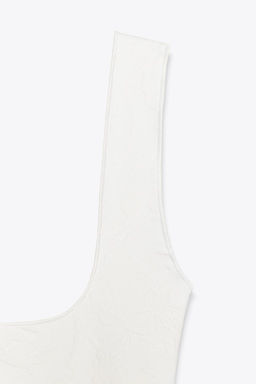 STRETCH SQUARE NECK DRESS - Zara фото 9