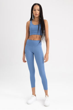 Спортивный бюстгальтер DeFactoFit с воротником-халтером  фото 5