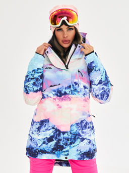 Женская горнолыжная сноубордическая куртка Alpha Endless Ultra Chaleur SNB 423/316_9 Разноцветный  фото 3