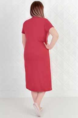 Арт. 4127 Туника женская 50-58 (5 шт) Цвет:бордовый