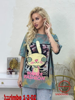 Женская футболка с принтом