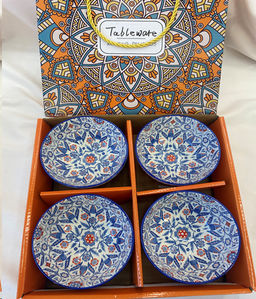 Салатник 6 штук 11,5х6 см / WY-20 /уп 20/ цветная коробка