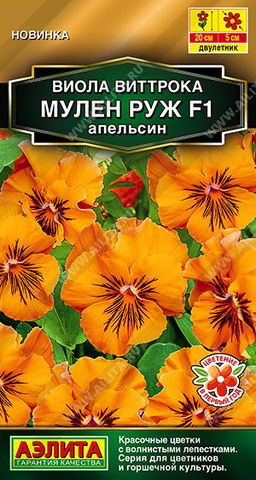 Виола Мулен Руж F1 апельсин (2028