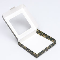 Цена за 5 шт. Коробка новогодняя складная «Праздничная ночь», 16×16×3 см