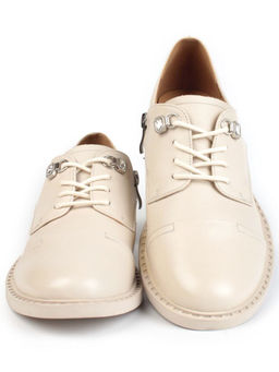 03-HP9954M BEIGE Полуботинки женские (натуральная кожа)