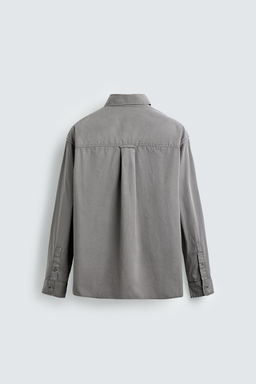 Рубашка RELAXED FIT ALGODON серая