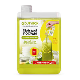 DUTYBOX эко-гель д/посуды 200мл Олива и жасмин