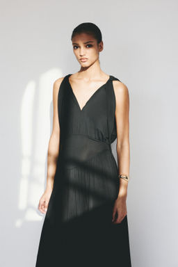 Vestido de punto con detalle efecto capa - H&m фото 2