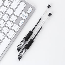 Набор ручек 2 шт гелевая, черная паста 0,7 мм для ЕГЭ ArtFox  фото 4