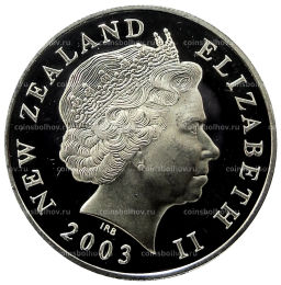 1 доллар 2003 года Новая Зеландия Властелин колец Коронация Арагорна