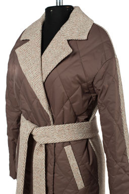 Пальто женское демисезонное (пояс) - El podio фото 12