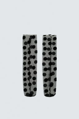 POLKA DOT TULLE TALL SOCKS HARRY LAMBERT FOR ZARA X DISNEY  фото 2