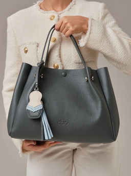 Кожаная сумка Vasilisa DBR 31210 мышиный  фото 5