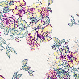 Сиреневый букет К Фартук Хозяюшка 68х72см, ткань - рогожка 171г/м2: хлопок 100%, с карманом, на завязках, Домашняя мода (Россия)  фото 2