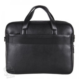 Портфель мужской кожаный 8074G black S-Style фото 4