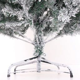 Елка "Зимняя метель" 120 см, ПВХ+леска с белым напылением (248 веток)