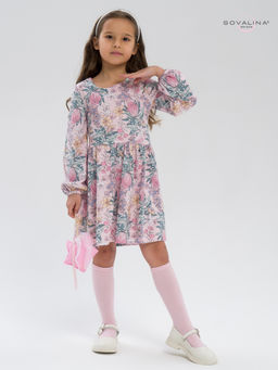 Платье Моана сирень на розовом - Sovalina фото 12