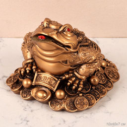 Фигурка Жаба денежная 10х9х8 см / GN485 /уп 50/