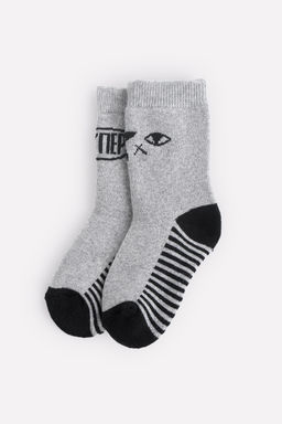 CROCKID СТОК! Носки. Цвет: св.серый меланж  фото 3