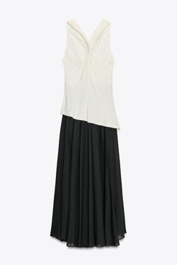 ZW COLLECTION COMBINED HALTER DRESS - Zara фото 8