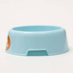 Миска пластиковая для животных, 210 мл, 13,7 х 4,6 см, голубая - Пижон фото 3