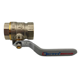 Кран шаровый для воды 3/4" г-г (латунь), рычаг