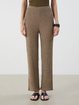 Beli Lastikli Dokulu Kad?n Pantolon