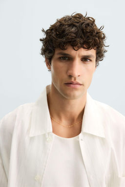 STRIPED TEXTURED SHIRT - Zara фото 16