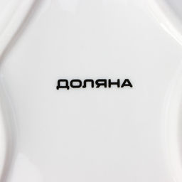 Блюдо фарфоровое сервировочное Доляна Праздничный переполох. Тим и Том, 21,517,5 см, цвет белый  фото 5