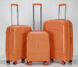Набор из 3-х чемоданов 11278 Оранжевый