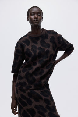 Jersey boxy en punto jacquard - H&m фото 3