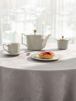 Тарелка суповая D21,5 мятный фарфор - Lucky фото 4