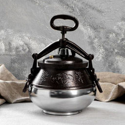 Казан (скороварка) 5,0 л Афганский, без ручек/с ручками двухцветный (Н100)