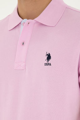 Мужская розовая базовая футболка Неожиданная скидка в корзине - U.s. polo assn фото 7
