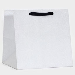 Пакет для торта и коробок, с широким дном, серебро с глиттером, 30?30?30 см - UPAK LAND фото 2