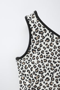 TOP ASIM?TRICO ANIMAL PRINT / Leopardo - Zara фото 3